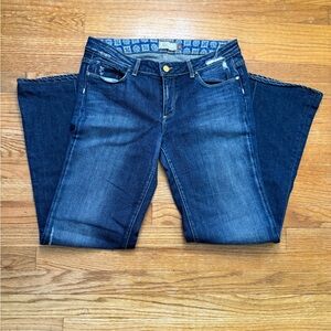 PAIGE Dark Blue Flare Jeans